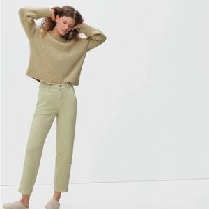 Everlane high rise barrel utility pant